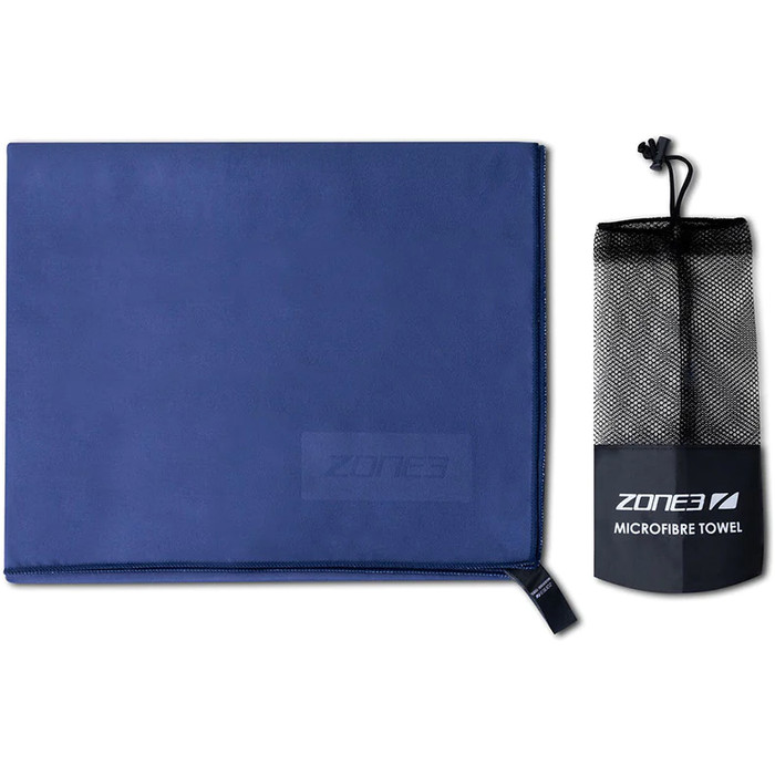2024 Zone3 Large Micro Fibre Towel OW22LMFT103 - Navy